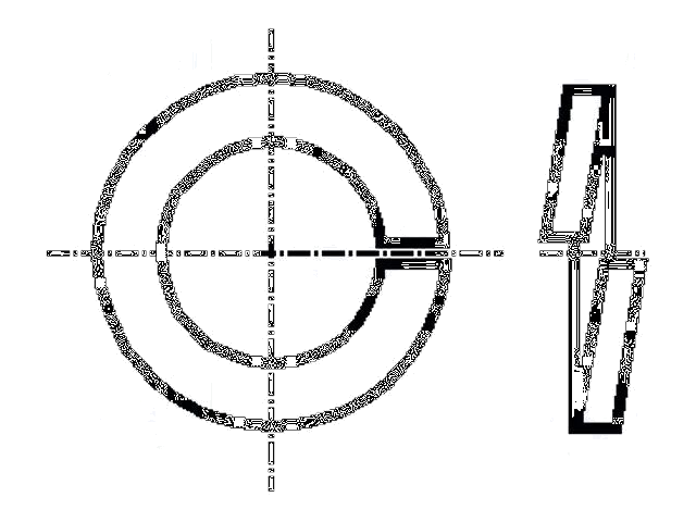 Ring; veerring; M2; D=4,4mm; h=0,5mm; zuurbestendig staal A4 Ring; veerring; M2; D=4,4mm; h=0,5mm; zuurbestendig staal A4